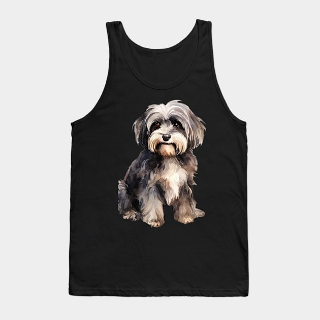 Havanese Tank Top by DavidBriotArt